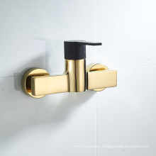 Fashion single handle  gold copper  shower faucet